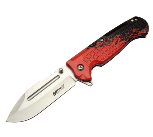4283 Kırmızı Kamp Çakı 21cm - Yarı Otomatik, Oluklu 4283 Kırmızı Kamp Çakı 21cm - Yarı Otomatik, Oluklu