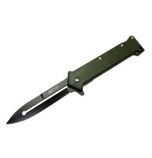 4351 Haki Bas - Çek Kamp Çakı 20cm- Otomatik