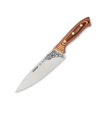 32160 Elite Şef Bıçağı 19 cm - Perçinli Kahverengi Kompozit Sap