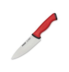 34159 Duo Şef Bıçağı 16 cm - Kırmızı Kaymaz Sap