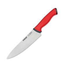 34161 Duo Şef Bıçağı 21 cm - Kırmızı Kaymaz Sap
