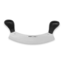 71120 Profi Kıyma, Pizza Satır, Zırh Bıçağı 26 cm - Siyah Çift Saplı