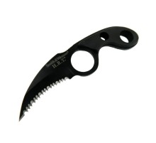 W HRT2 Tırtıklı Karambit 17 cm - Özel Kılıflı