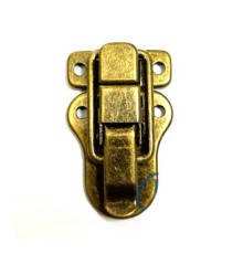 Sandık, Kutu Klipsi, Ön Kilidi - 48x30mm, Antik, 100 Adet