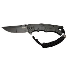 Sog Tighe Fifhter BRT 863BK Siyah Kamp Çakı 21cm - Yarı Otomatik, İpli