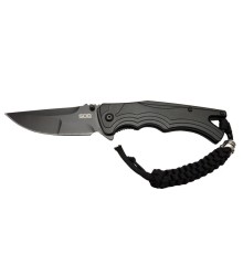 Sog Tighe Fifhter BRT 863BK Siyah Kamp Çakı 21cm - Yarı Otomatik, İpli