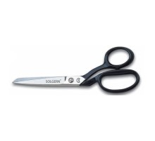 232-7 Tekstil / Yatık Regula Makası No: 7 inç / 17,78 cm - Nikel Kaplama, Siyah Saplı