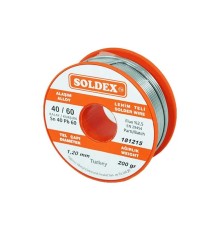40-60 Lehim Teli 200 Gr 1.2 mm - Sn:40 / Pb:60