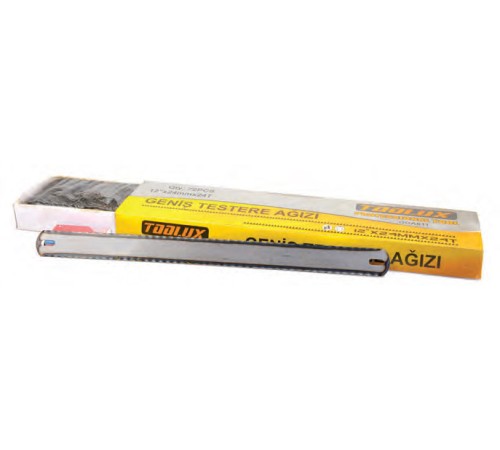 Toolux Geniş Demir Testere Ağzı Çift Taraflı - 72 Adet Toolux Geniş Demir Testere Ağzı Çift Taraflı - 72 Adet