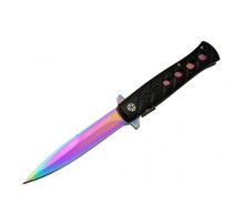 Venom K033 Gökkuşağı Kamp Çakı 23cm- Yarı Otomatik