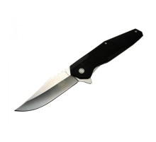Tırtıklı Siyah Çakı 22 cm Yarı Otomatik