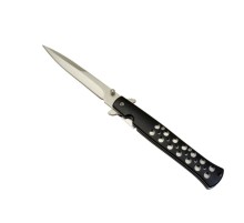 Wenom Çakı Metal Siyah 22,5 cm Yarı Otomatik