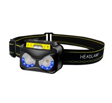 PeakStar PS-190 1000 Lümen USB Şarj Edilebilir Hareket Sensörlü Suya Dayanıklı Kafa Lambası