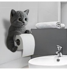 Kedi Tasarımlı Tuvalet Kağıtlığı
