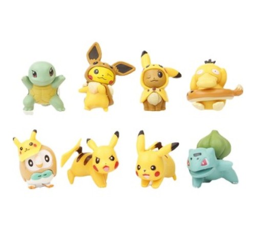 Pika Pika 8 Adet Mini Figür Pika Pika 8 Adet Mini Figür