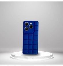 İnfinix Hot 40 Uyumlu  Silikon Madlen Case LACİVERT