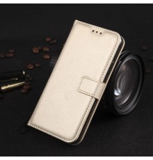 HUAWEİ Y6 2019 KARTLIKLI CÜZDAN KILIF (DELUXE WALLET CASE)  GOLD