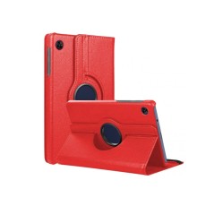 Lenovo Tab M10 Hd (2.nesil) TB-X306F Kılıf Dönebilen Standlı 360 Tablet Kılıfı KIRMIZI