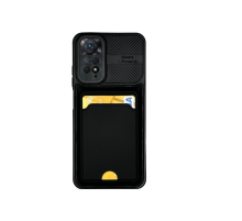 XİAOMİ REDMİ NOTE 11 PRO KARTLIKLI SİLİKON KILIF SİYAH