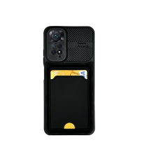 XİAOMİ REDMİ NOTE 11 PRO KARTLIKLI SİLİKON KILIF SİYAH