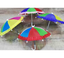 Ufak Dekorasyon Şemsiyesi Gökkuşağı