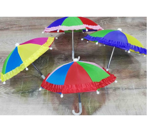 Ufak Dekorasyon Şemsiyesi Gökkuşağı