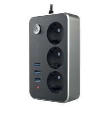 Winnboss 3 lü Akım Korumalı 3 Adet USB Girişli Priz 3414