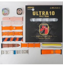 Ultra 10 49 mm 10 Kordonlu Ios Ve Andrıod Uyumlu Akıllı Saat