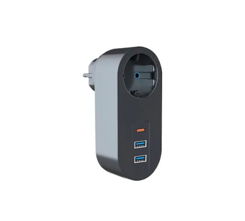 Tekli Akım Korumalı 2 Adet USB 1 Adet Type-C Girişli Priz 3400 Tekli Akım Korumalı 2 Adet USB 1 Adet Type-C Girişli Priz 3400