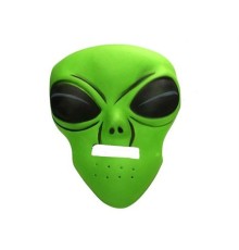 Ghoulish Productions Green Alien Mask 45x30 Cm ( Uzayli )