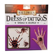 Cadılar Bayramı Halloween Dövme Tattoos 12li Karışık Model