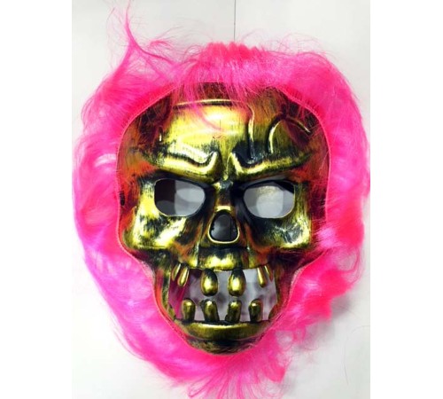 Cadılar Bayramı Pembe Saçlı Maske Cadılar Bayramı Pembe Saçlı Maske