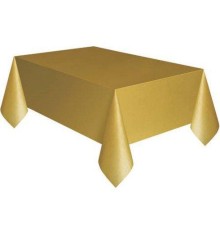 Gold Renk Plastik Masa Örtüsü 120X180 cm
