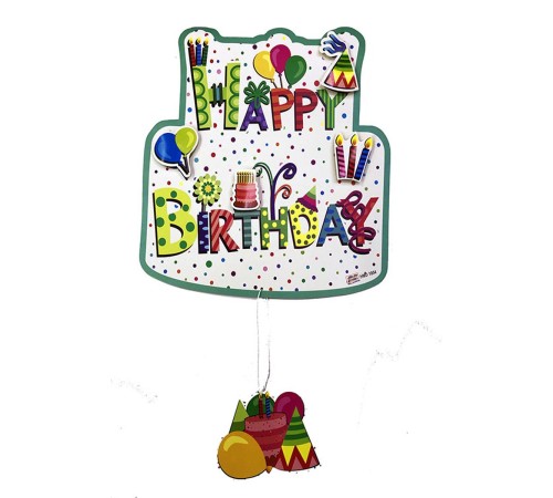 Happy Birthday Yazılı Asmalı 3D Doğum Günü Süslemesi Happy Birthday Yazılı Asmalı 3D Doğum Günü Süslemesi