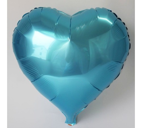 Kalp Balon Folyo Açık Mavi 45 cm 18 inç Kalp Balon Folyo Açık Mavi 45 cm 18 inç