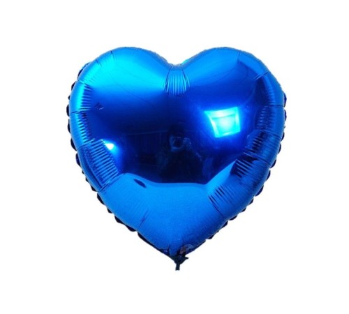 Kalp Balon Folyo Mavi 60 cm 24 inç Kalp Balon Folyo Mavi 60 cm 24 inç