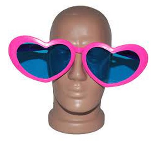 Pembe Renk Mega Boy Jumbo Kalp Şekilli Parti Gözlüğü Pembe Renk Mega Boy Jumbo Kalp Şekilli Parti Gözlüğü