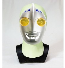 Plastik Uzaylı Maskesi Halloween Robot Maskesi