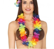 Rengarenk Hawaii Boyun Çelengi Havai Partisi Kolyesi 1 Adet