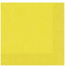Sarı Renk çift Katlı Kağıt Peçete 20 Adet