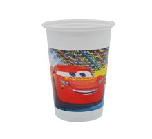 Şİmşek McQueen Cars Baskılı Plastik Bardak 8 Adet