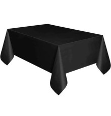 Siyah Renk Plastik Masa örtüsü 120x180 Cm