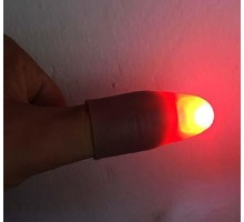 Led Işıklı Renkli Sihirli Parmak Işıklı Parmak Şaka Parmak 1 Adet
