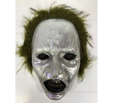 Yeşil Saçlı Plastik Michael Myers Maskesi 26x17 cm