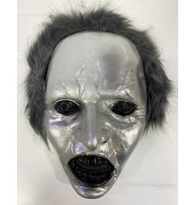 Gri Saçlı Plastik Michael Myers Maskesi 26x17 Cm