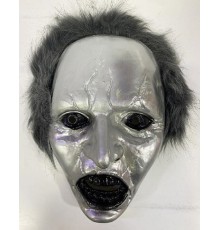 Gri Saçlı Plastik Michael Myers Maskesi 26x17 cm