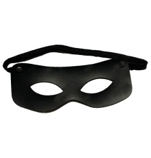 Siyah Renk Vinleks Deri Malzemeden İmal Zorro Maskesi Hırsız Maskesi 7x16 cm
