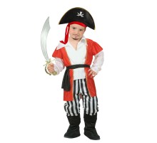 Erkek Çocuk Jack Sparrow Denizci Korsan Kostümü 7-9 Yaş