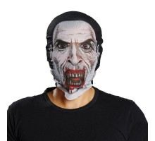 Kafaya Tam Geçmeli Bez Vampir Maskesi - Streç Korku Maskesi - 3D Baskılı Maske Model 2