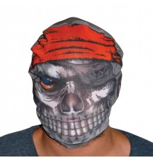 Kafaya Tam Geçmeli Bez Korsan Maskesi - Streç Korku Maskesi - 3d Baskılı Maske Model 4